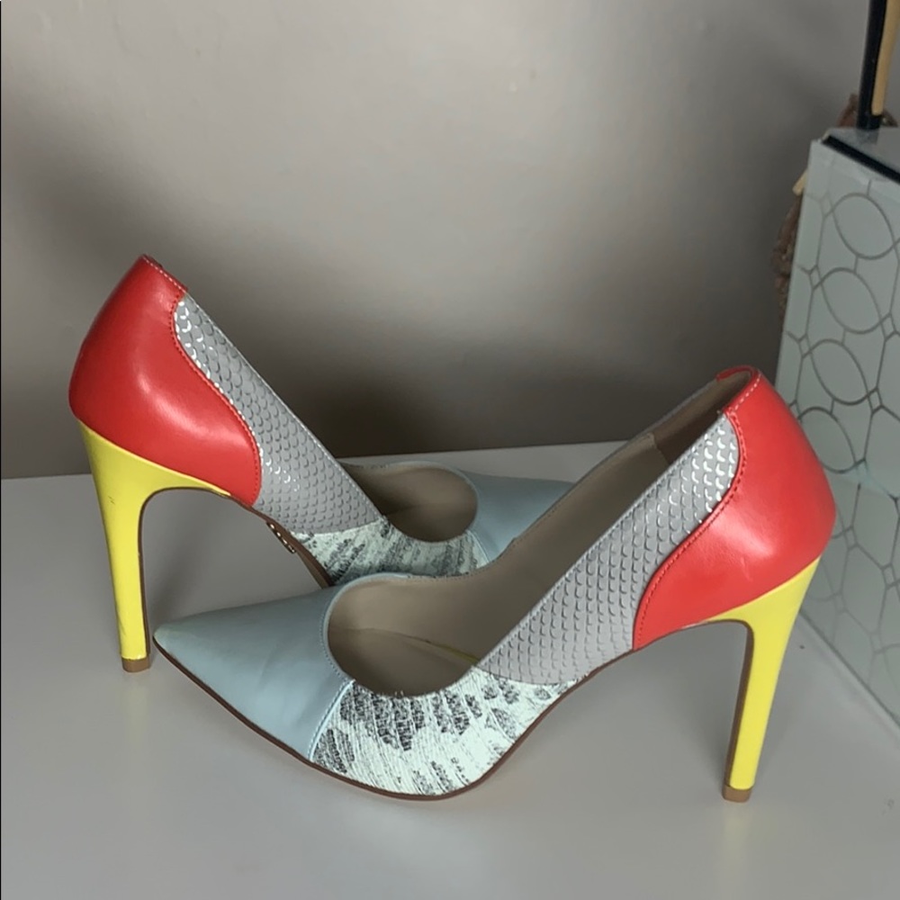 Snake Patterned Heels - image 1